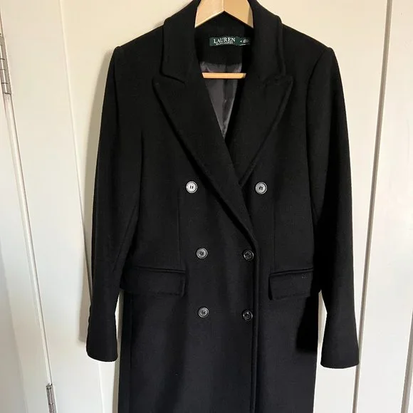 Wool Ralph Lauren coat - Picture 1 of 2